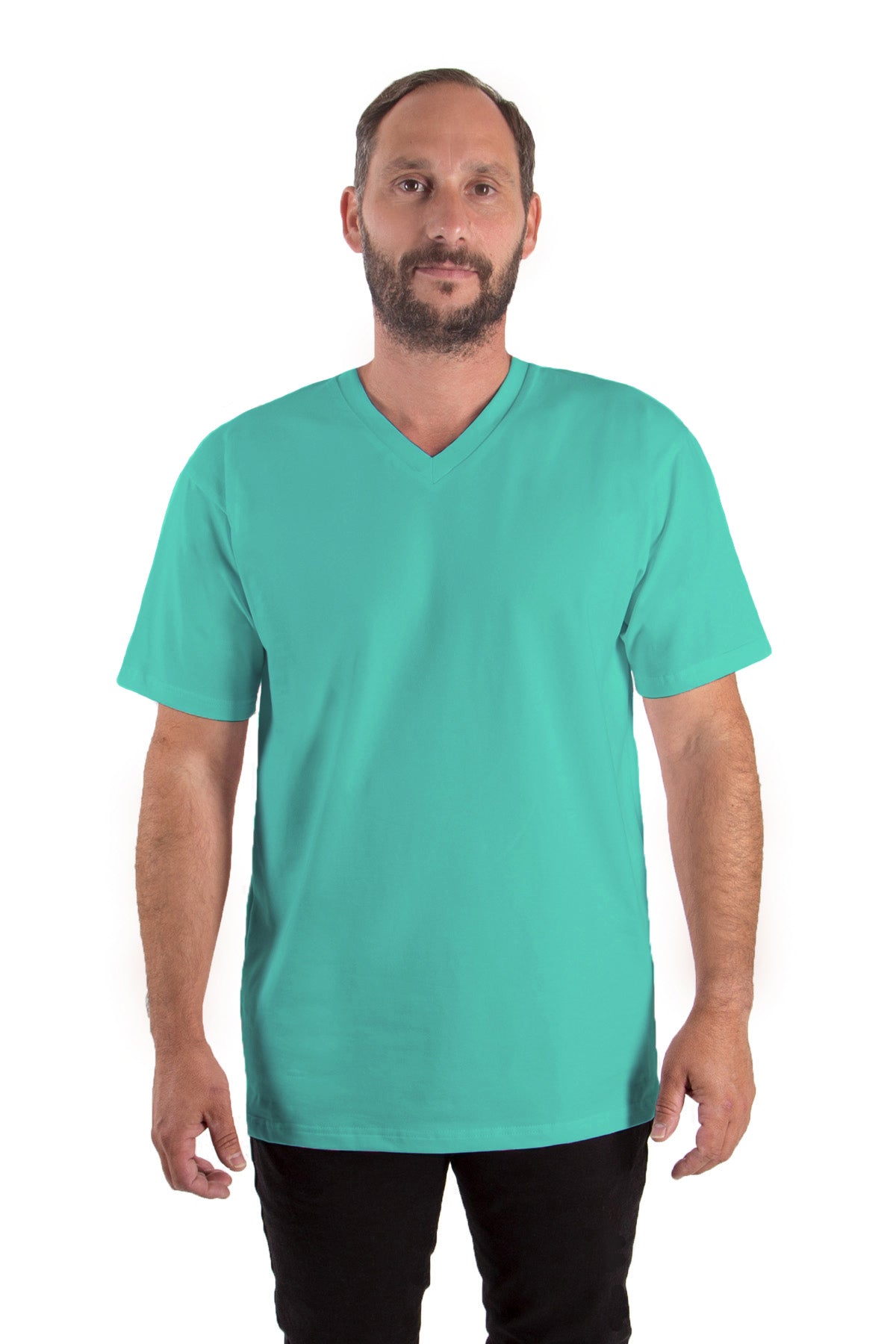 T-Shirt V-Neck (10er-Pack) - mint