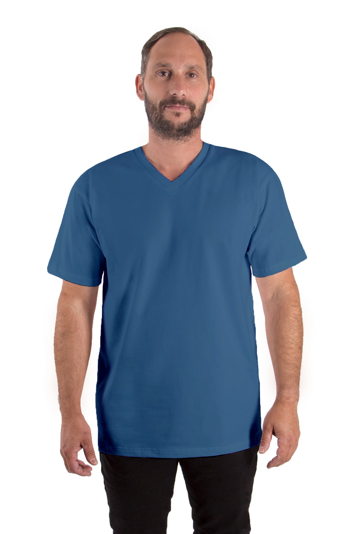T-Shirt V-Neck (10er-Pack) - nightblue