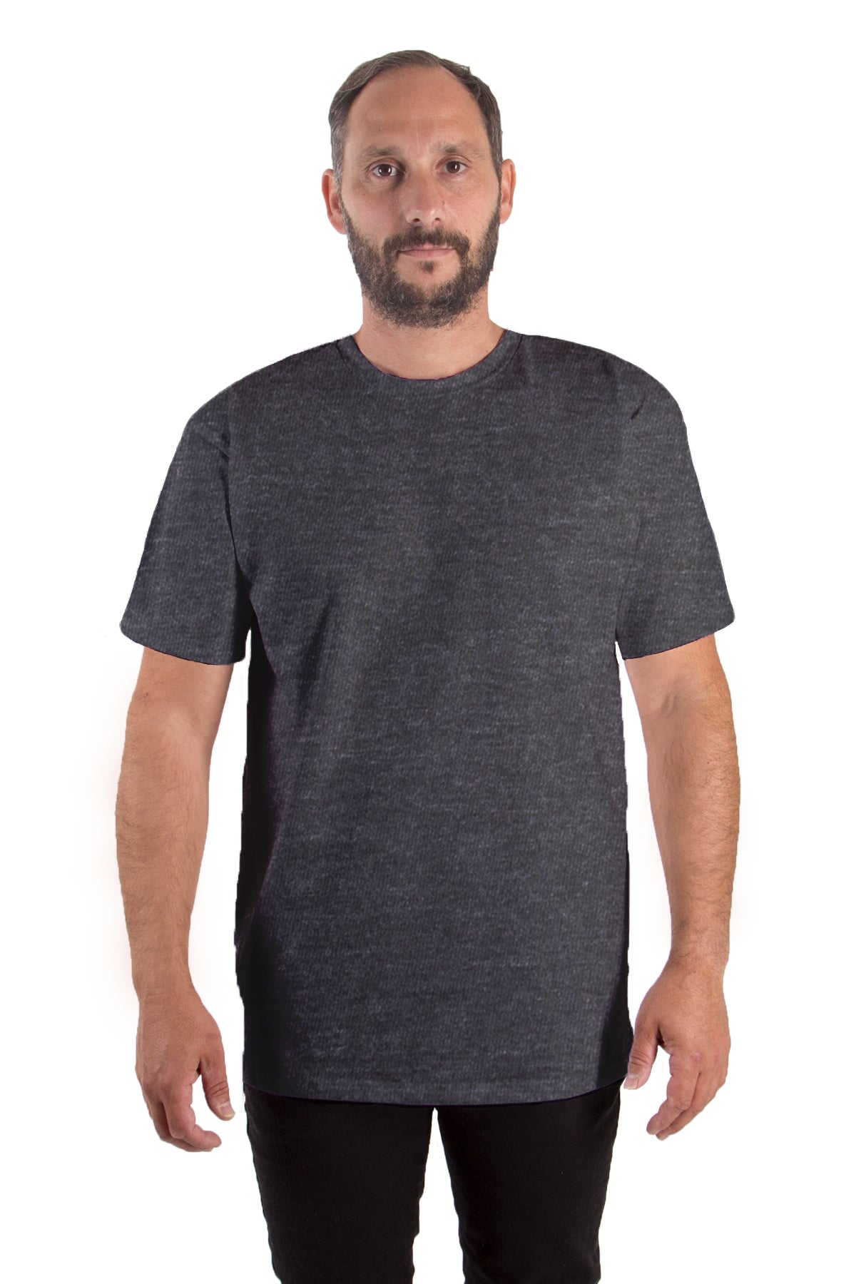 T-Shirt Rundhals (10er-Pack) - anthrazit