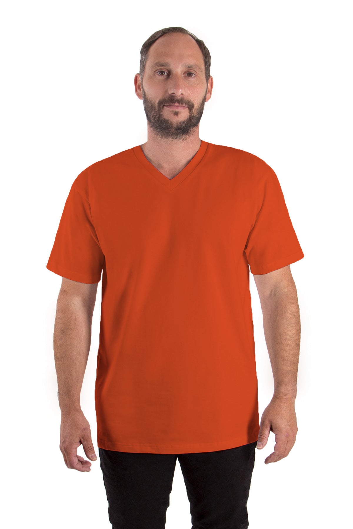 T-Shirt V-Neck (10er-Pack) - rost