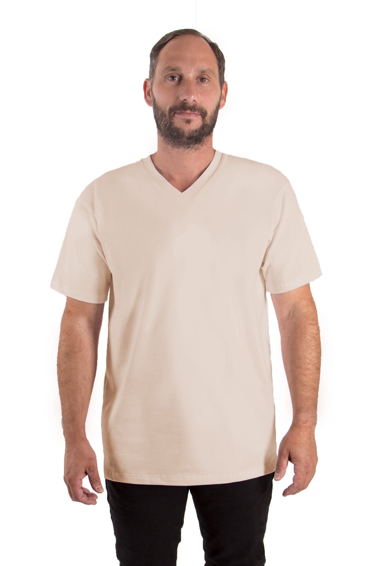 T-Shirt V-Neck (10er-Pack) - natural
