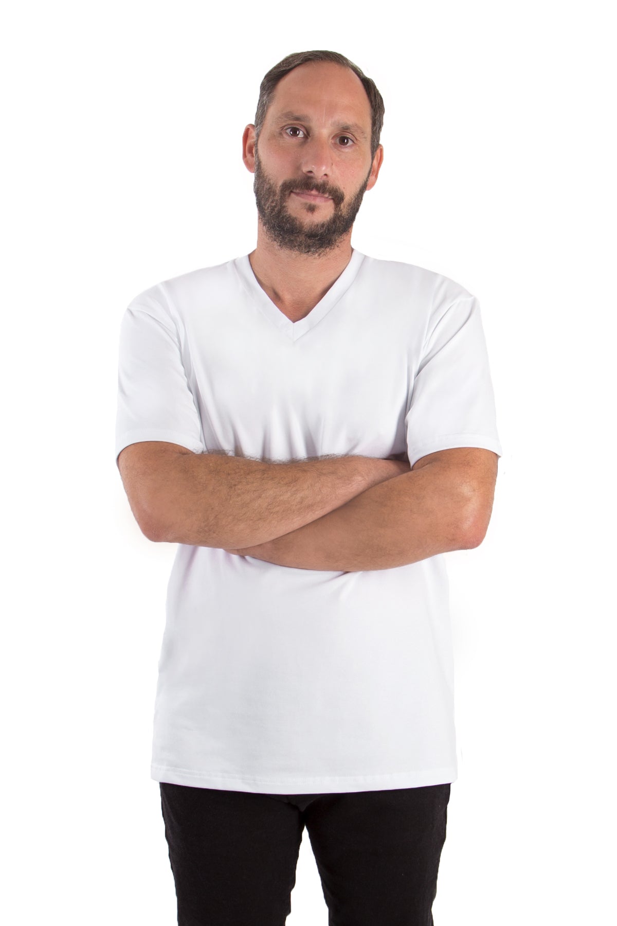 T-Shirt V-Neck (10er-Pack) - bordeaux
