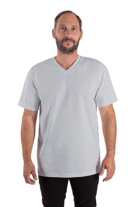 T-Shirt V-Neck (10er-Pack) - lightgrey